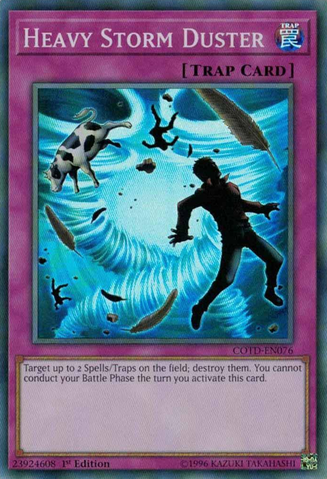 Heavy Storm Duster - COTD-EN076 - Super Rare - 1st Edition