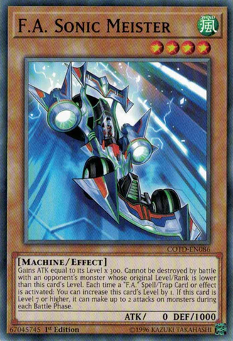 F.A. Sonic Meister - COTD-EN086 - Common