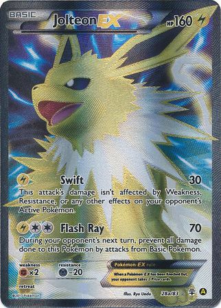 Jolteon-EX - 28a/83 - Full Art Promo