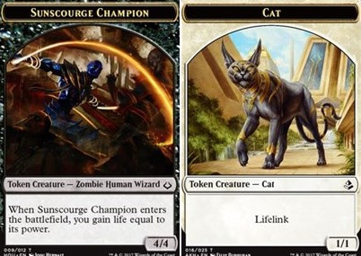 Sunscourge Champion // Cat Token