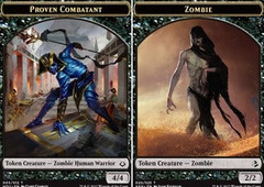 Proven Combatant Token // Zombie Token