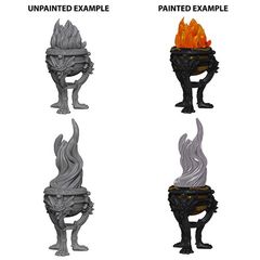 Pathfinder Battles Unpainted Minis - Braziers