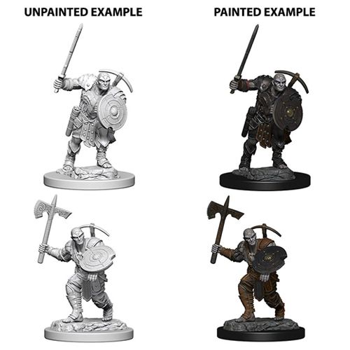 D&D Nolzurs Marvelous Miniatures: Earth Genasi Male Fighter