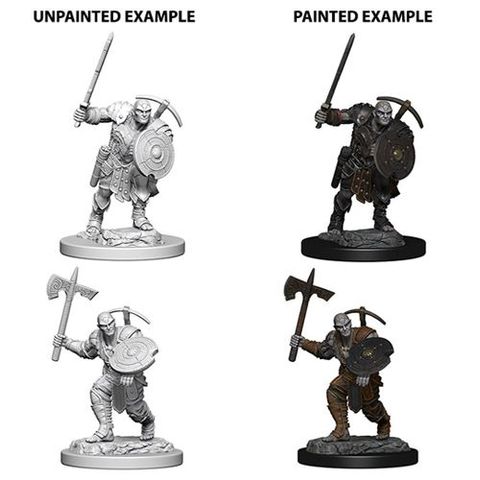 D&D Nolzurs Marvelous Miniatures: Earth Genasi Male Fighter