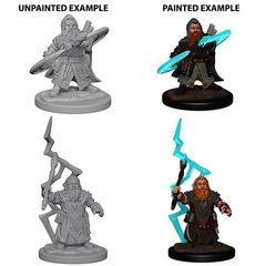 Pathfinder Battles Unpainted Minis - Dwarf Male Sorcerer