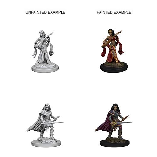 Pathfinder Battles Unpainted Minis - Human Female Bard