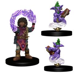 Wizkids Pre-Painted Miniatures: Girl Wizard And Genie