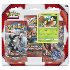 Sun & Moon - Crimson Invasion 3 Pack Blister - Decidueye