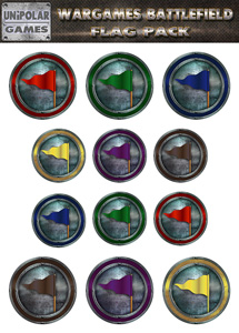 2D Tabletop Terrain - Flag Pack