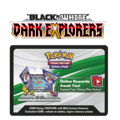 Black & White Dark Explorers Booster Code Card