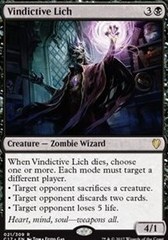 Vindictive Lich - Commander 2017