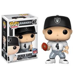 Pop! Nfl 47: Oakland Raiders - Derek Carr (2017 Away Uniform)