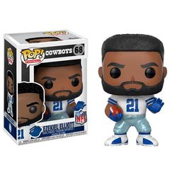 Pop! Nfl 68: Dallas Cowboys - Ezekiel Elliott (2017 Home Uniform)