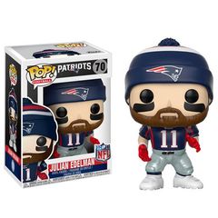 Pop! Nfl 70: New England Patriots - Julian Edelman (2017 Blue Uniform)