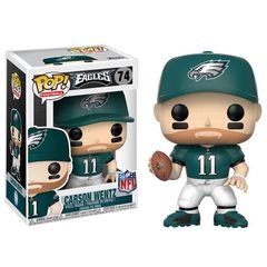 Pop! Nfl 74: Philadelphia Eagles - Carson Wentz (2017 Home Uniform)