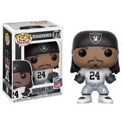 Pop! Nfl 77: Oakland Raiders - Marshawn Lynch (2017 Away Uniform)