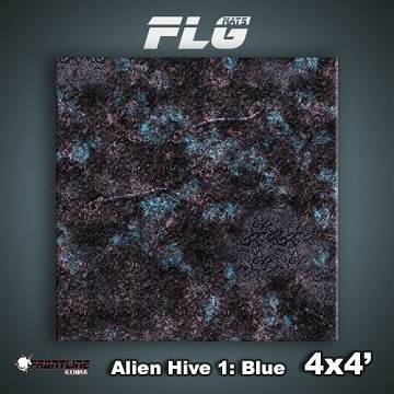 Front Line Gaming - Mats Alien Hive Blue 4X4