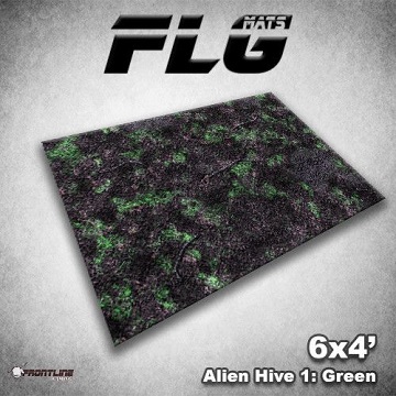 Front Line Gaming - Mats Alien Hive Green 4X6