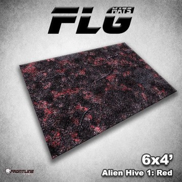 Front Line Gaming - Mats Alien Hive Red 4X6