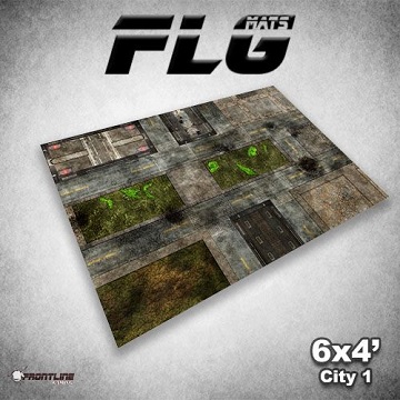 Front Line Gaming - Mats City 1 4X6