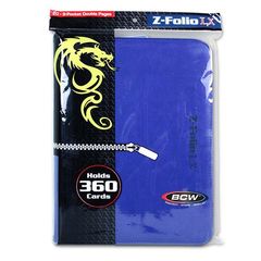 BCW Z-Folio 9 Pocket Lx Binder Blue