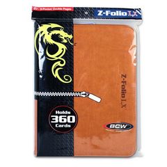 BCW Z-Folio 9 Pocket Lx Binder Orange