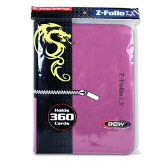 BCW Z-Folio 9 Pocket Lx Binder Pink