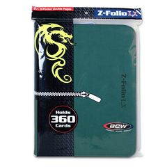 BCW Z-Folio 9 Pocket Lx Binder Teal