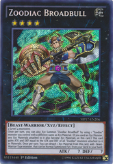 Zoodiac Broadbull - MP17-EN206 - Secret Rare - 1st Edition