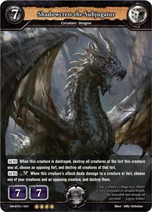 Shadowcrest the Subjugator - DB-BT01/097 - RR Shadowcrest the Subjugator - DB-BT01/097 - RR
