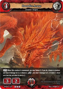 Doomfire Avatar - DB-BT01/076 - R Doomfire Avatar - DB-BT01/076 - R