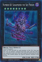 Number 68: Sanaphond the Sky Prison - CT14-EN008 - Super Rare - Limited Edition