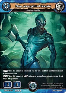 Plato, Accomplished Scientist - DB-BT01/056 - R - Foil Plato, Accomplished Scientist - DB-BT01/056 - R - Foil