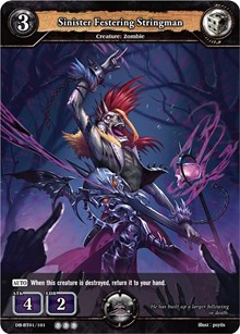 Sinister Festering Stringman - DB-BT01/101 - R - Foil Sinister Festering Stringman - DB-BT01/101 - R - Foil