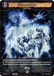 Gluttony of Albert - DB-BT01/116 - R - Foil Gluttony of Albert - DB-BT01/116 - R - Foil