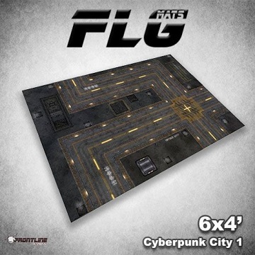 Frontline Gaming - Cyberpunk City 1 4X6