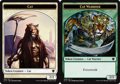 Cat Token - Cat Warrior Token