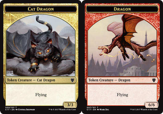 Cat Dragon Token // Dragon Token (6/6)