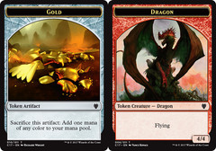 Dragon (006) // Gold (010) Double-sided Token