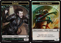 Eldrazi Spawn (011) // Vampire (004) Double-sided Token