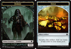 Gold (010) // Zombie (005) Double-Sided Token