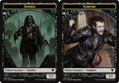 Vampire (004) // Zombie (005) Double-sided Token