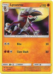 Lycanroc 30/30 Sheen Holo Promo - Lycanroc Trainer Kit