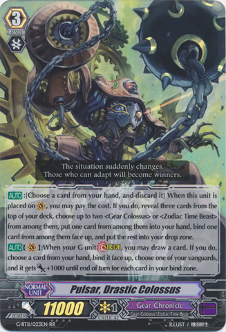 Pulsar, Drastic Colossus - G-BT11/023EN - RR