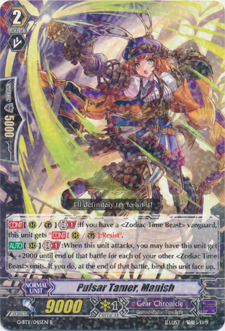 Pulsar Tamer, Manish - G-BT11/045EN - R