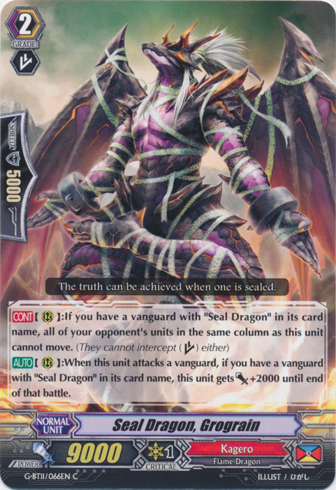 Seal Dragon, Grograin - G-BT11/066EN - C