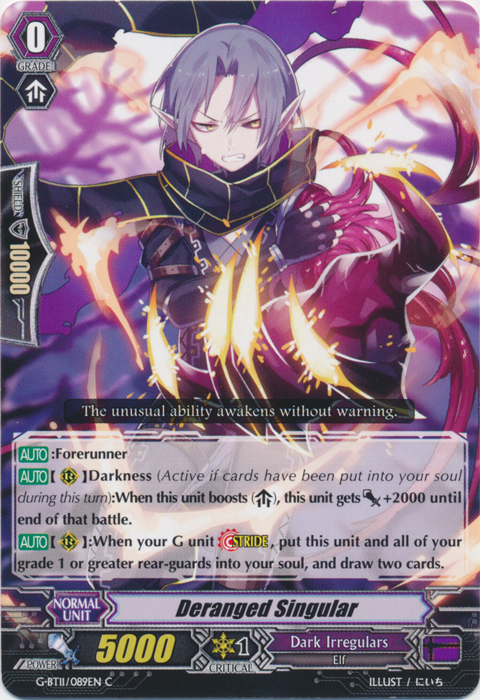 Deranged Singular - G-BT11/089EN - C