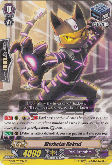 Werkatze Rekrut - G-BT11/093EN - C