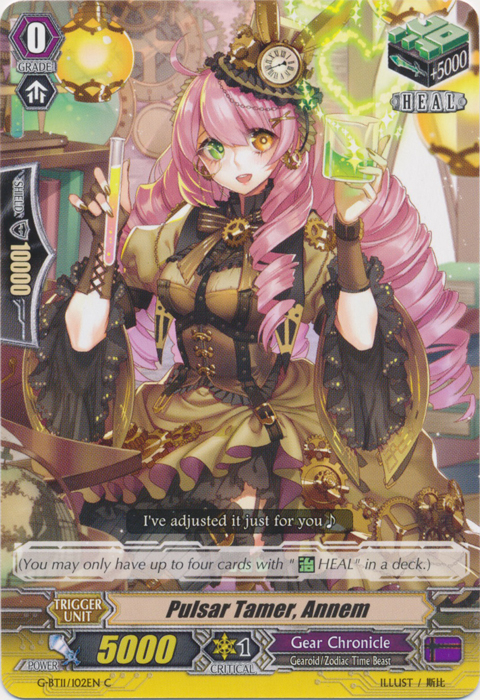 Pulsar Tamer, Annem - G-BT11/102EN - C