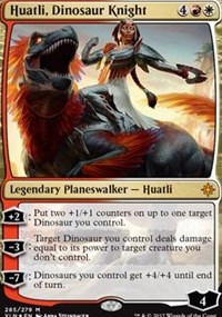 Huatli, Dinosaur Knight - Foil - Planeswalker Deck Exclusive